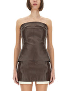 Rick Owens Women's Top Bustier Brown