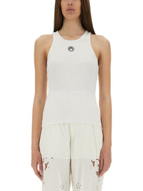 Marine Serre Women's Top Con Moon White