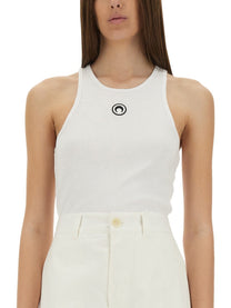 Marine Serre Women's Top Con Moon White