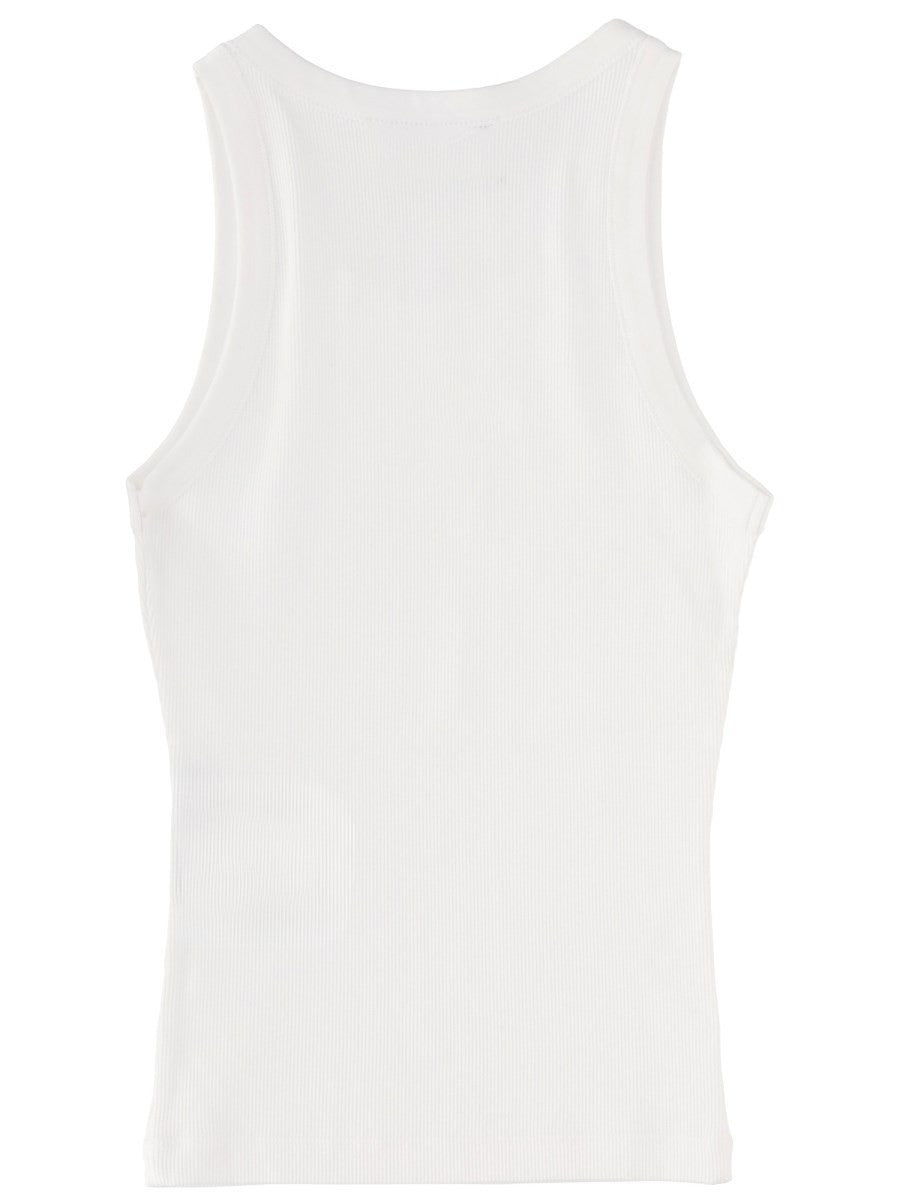 Ami Paris Women's Top Con White