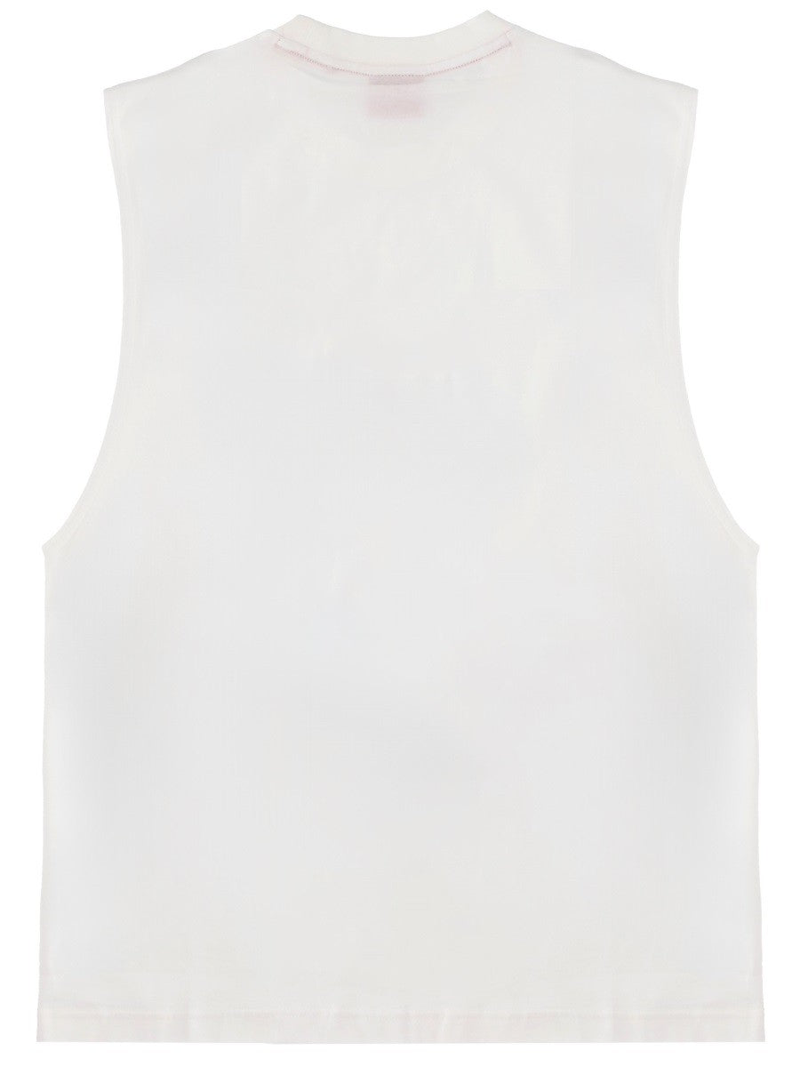 HUGO BOSS Men's Top Con White