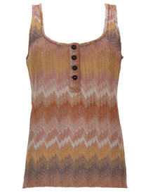 Missoni Women's Top Con Motivo Snake Multicolor