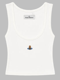 Vivienne Westwood Women's Top Cropped Coste Con White
