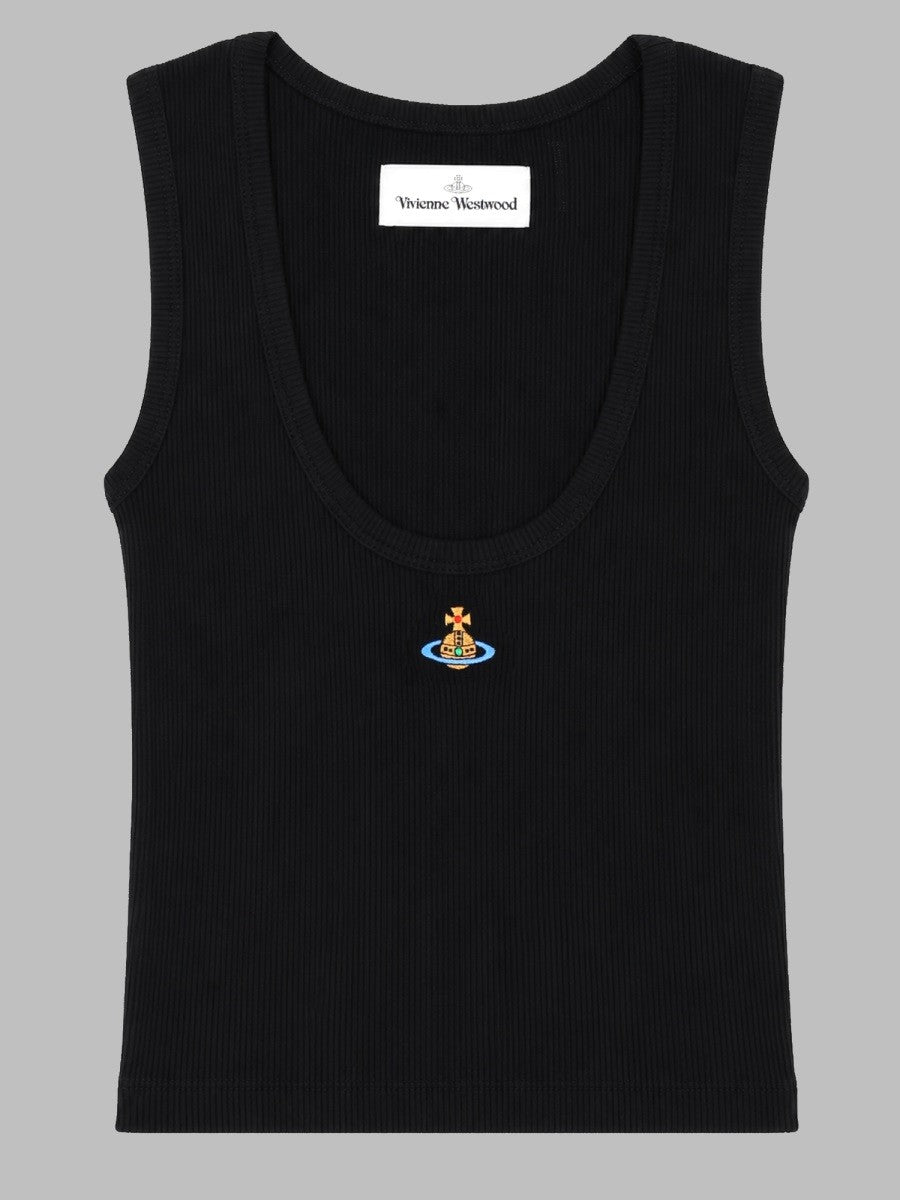 Vivienne Westwood Women's Top Cropped Coste Con Black