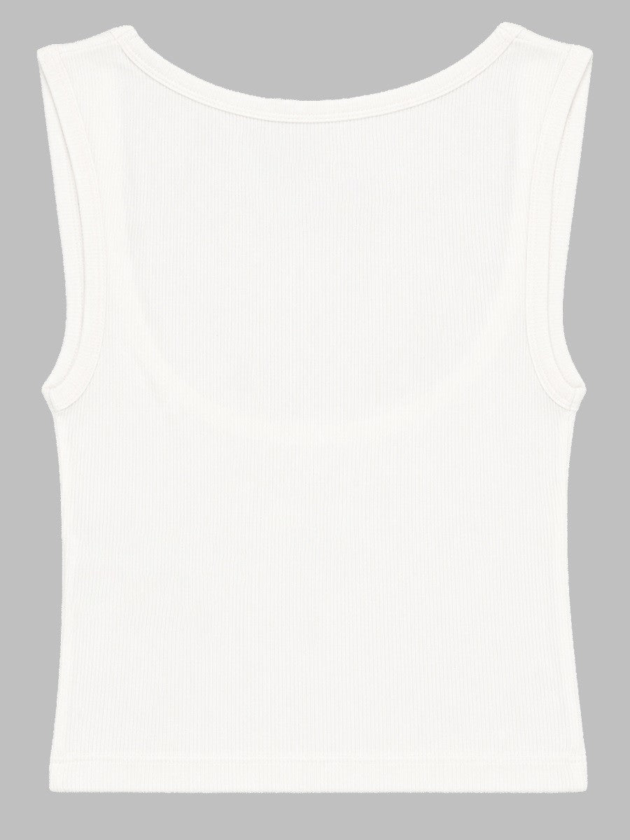 Vivienne Westwood Women's Top Cropped Coste Con White