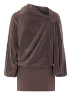 Rick Owens Women's Top Cylinder Brown, view 2