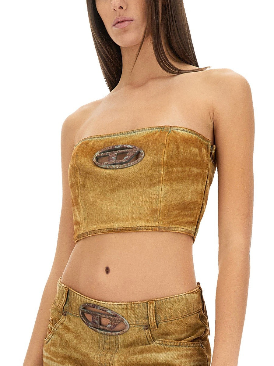 Diesel Women's Top DE Villess Fsf Beige Diesel