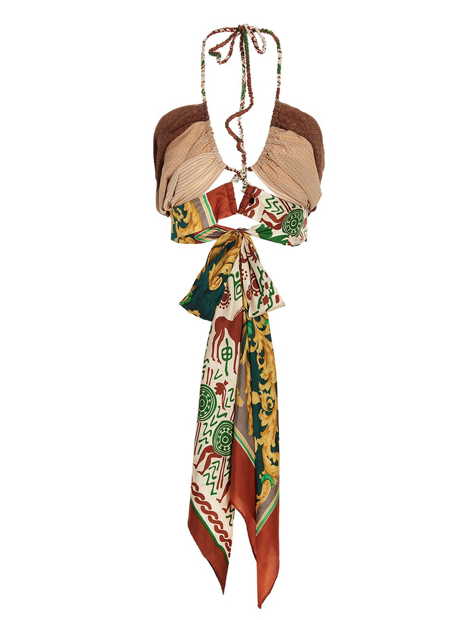 1/Off Top Designer Scarf Gold
