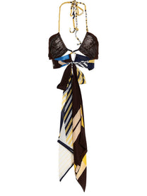 1/Off Top Designer Scarf Gold