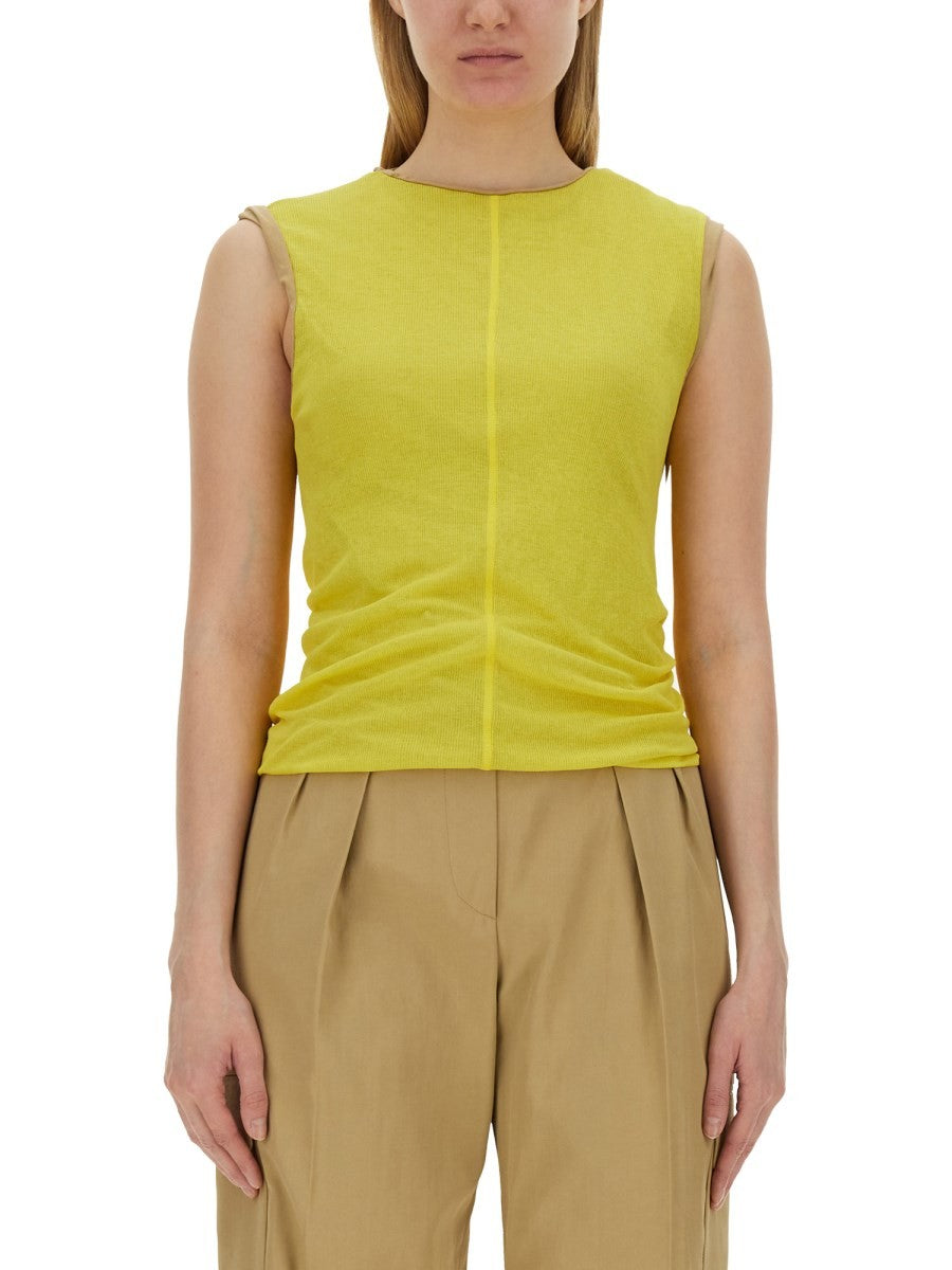 Sportmax Women's Top Eolo Yellow