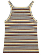 Fendi Women's Cotton Striped Top Multicolor