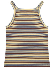 Fendi Women's Cotton Striped Top Multicolor