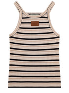 Fendi Women's Cotton Striped Top Multicolor