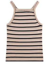 Fendi Women's Cotton Striped Top Multicolor