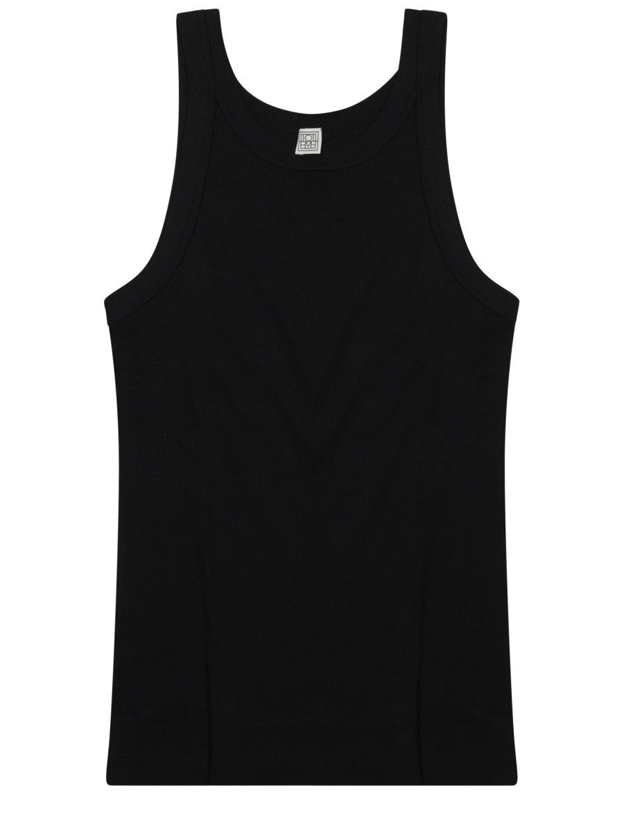Toteme Women's Top in Cotone Black