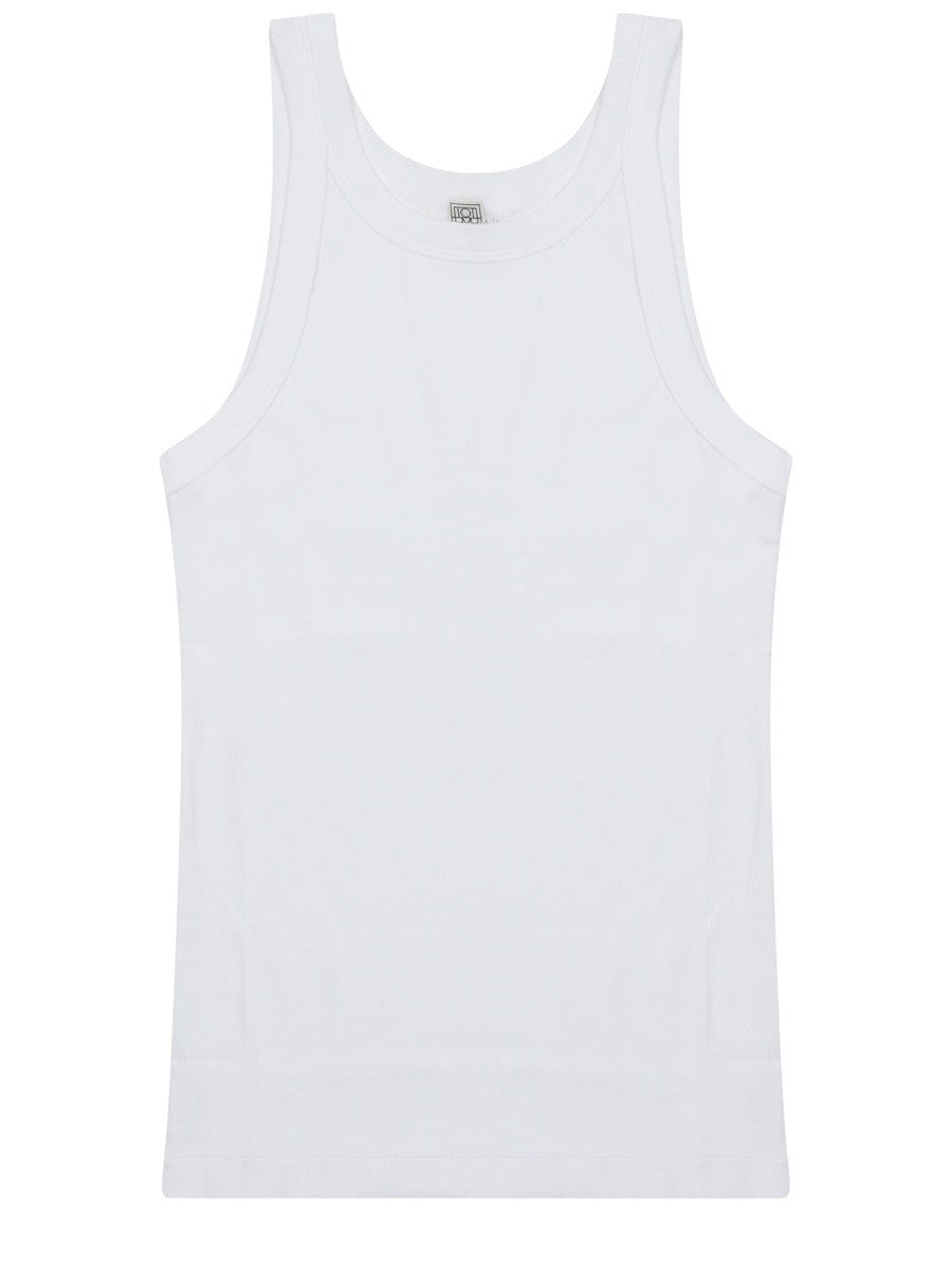 Toteme Women's Top in Cotone White