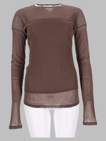 Lemaire Women's Top in Jersey Rete Brown