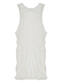 Toteme Women's Top in Maglia Effetto Stropicciato White