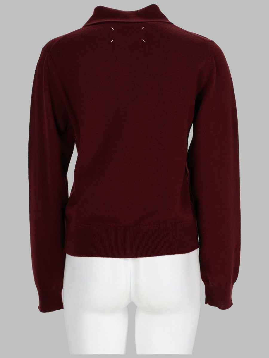 Maison Margiela Women's Top in Maglia Polo Red