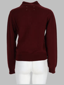Maison Margiela Women's Top in Maglia Polo Red