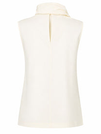 Bottega Veneta Women's Top in Satin DI Seta White