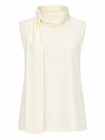 Bottega Veneta Women's Top in Satin DI Seta White