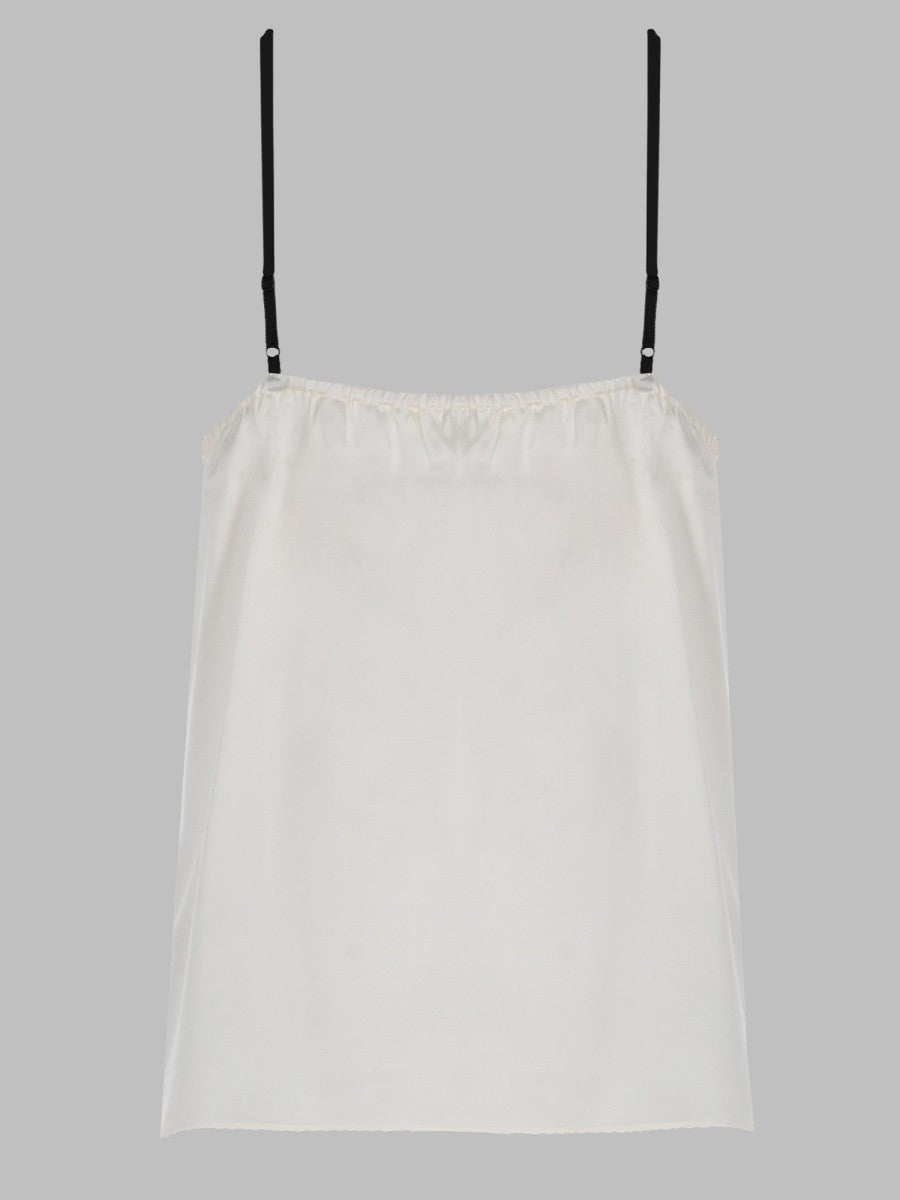 CO Women's Top in Seta Pizzo White