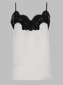 CO Women's Top in Seta Pizzo White