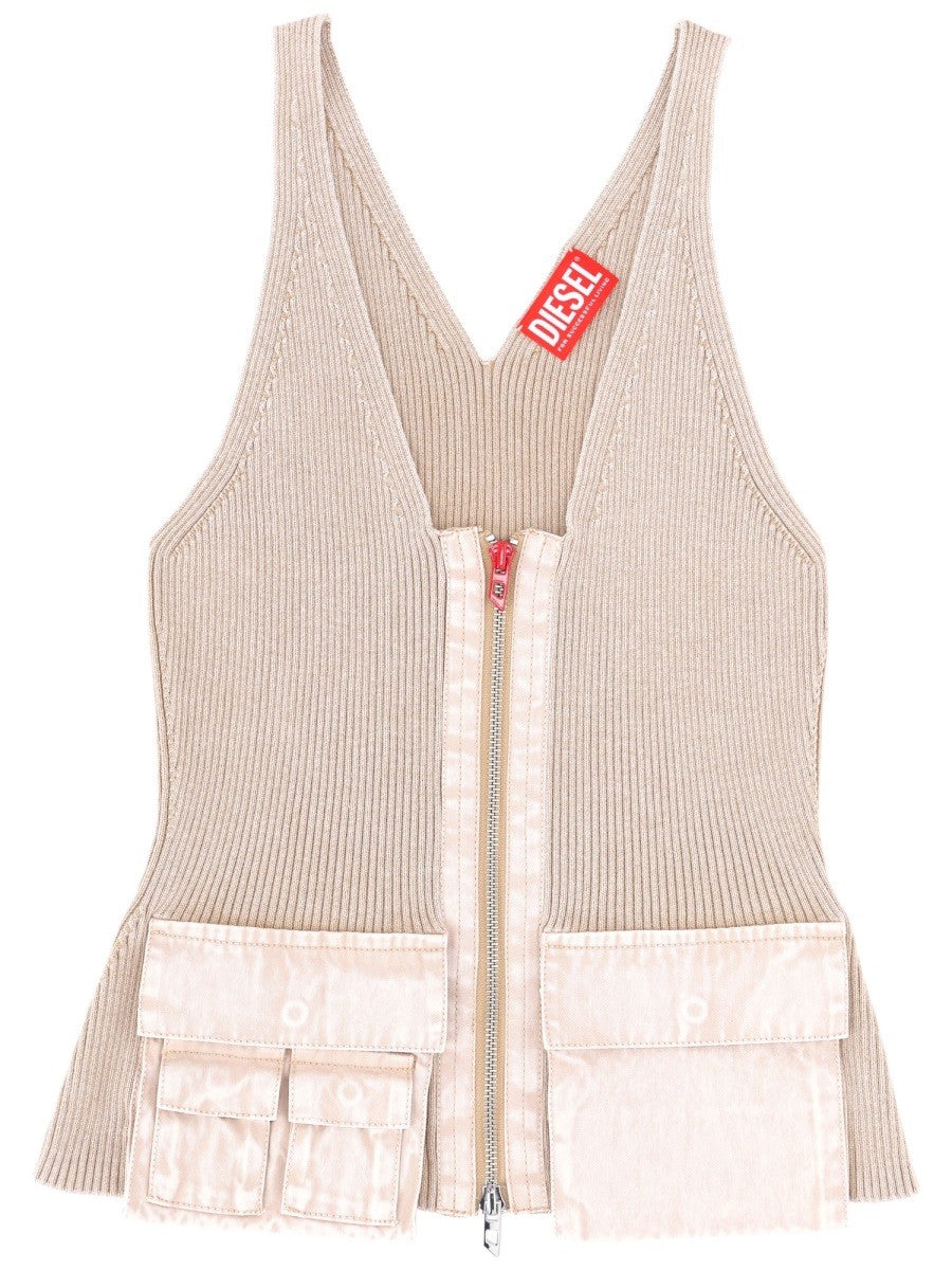Diesel Women's Top Gaby Beige