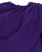 Balenciaga Women's Silk Top Mantella Purple, view 3