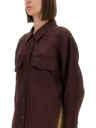 Khaite Women's Top Matteo Red, view 4