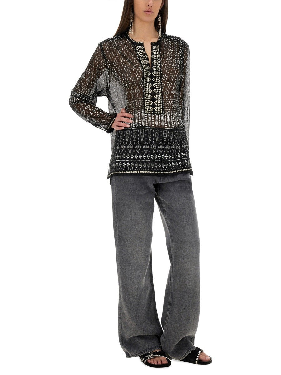 ISABEL MARANT Women's Top Nickie Black