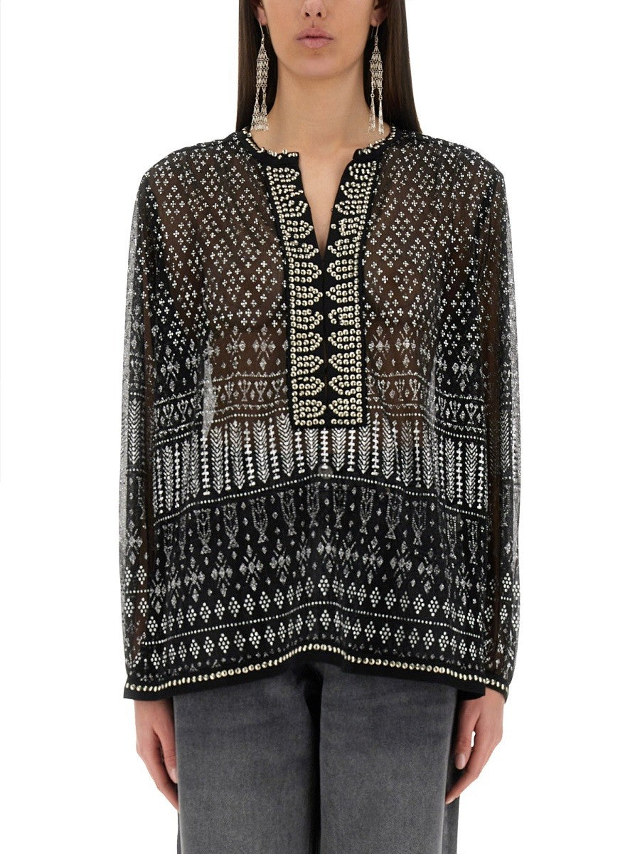 ISABEL MARANT Women's Top Nickie Black