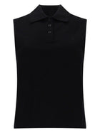 Saint Laurent Women's Top Polo Smanicato Black