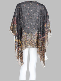 ETRO Women's Top Poncho Con Stampa Multicolor