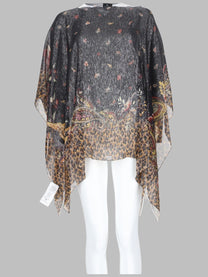 ETRO Women's Top Poncho Con Stampa Multicolor