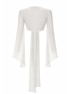 Missoni Women's Top Scaldacuore in Viscosa Lamé White, view 3