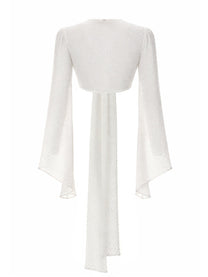 Missoni Women's Top Scaldacuore in Viscosa Lamé White