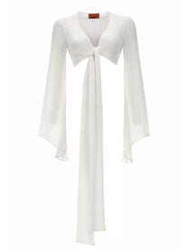 Missoni Women's Top Scaldacuore in Viscosa Lamé White