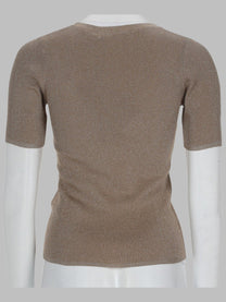 Max Mara Studio Women's Top Sequoia Beige
