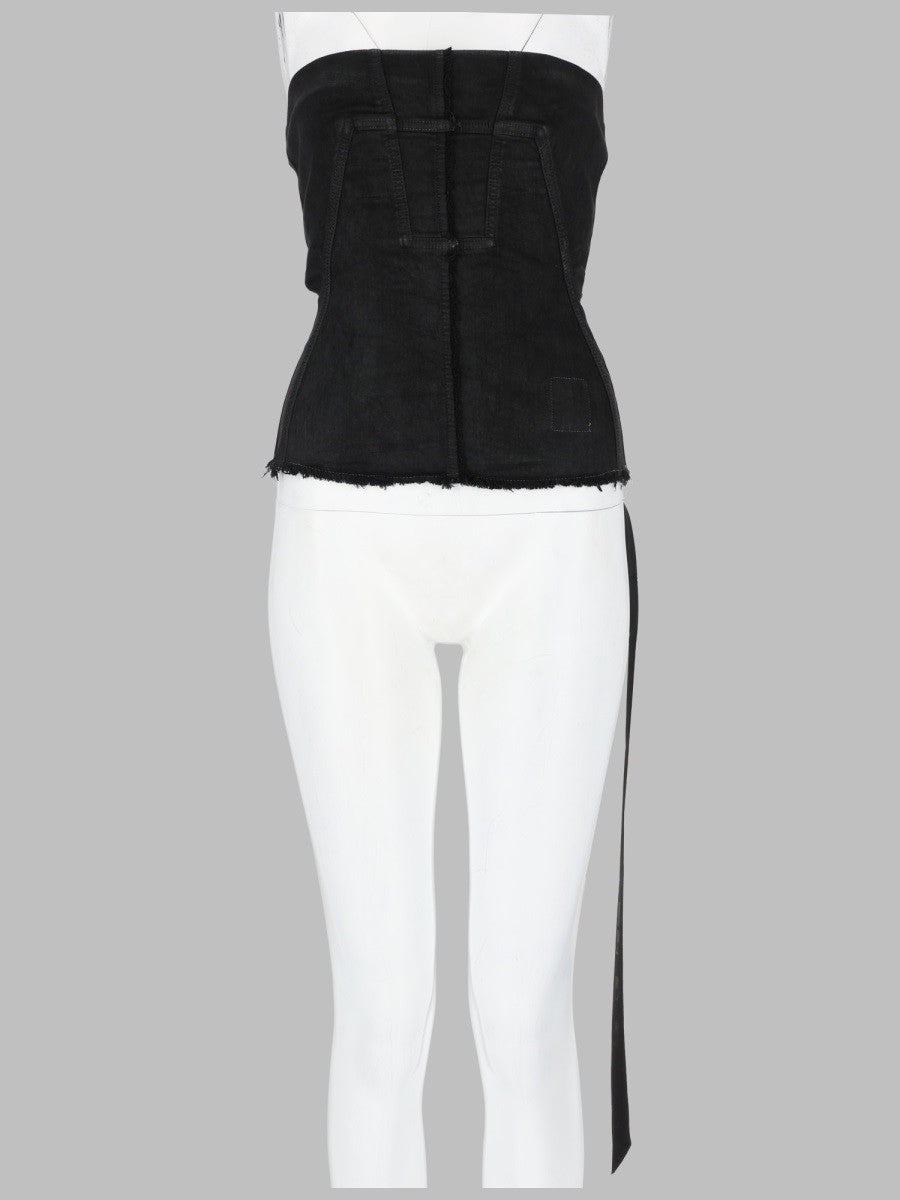 DRKSHDW Women's Top Splintered Bustier Black