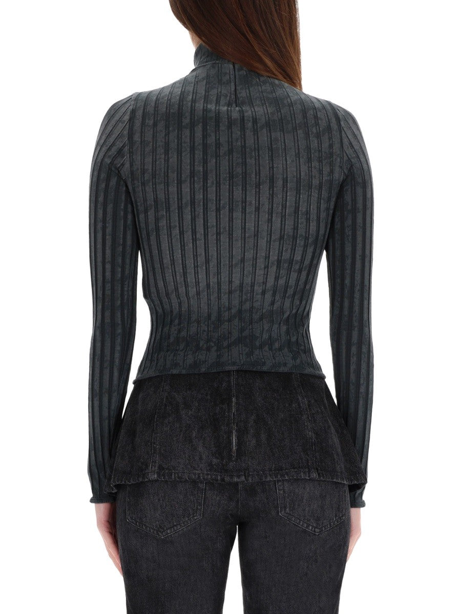 Diesel Women's Top Clawa Pdp Grey Diesel