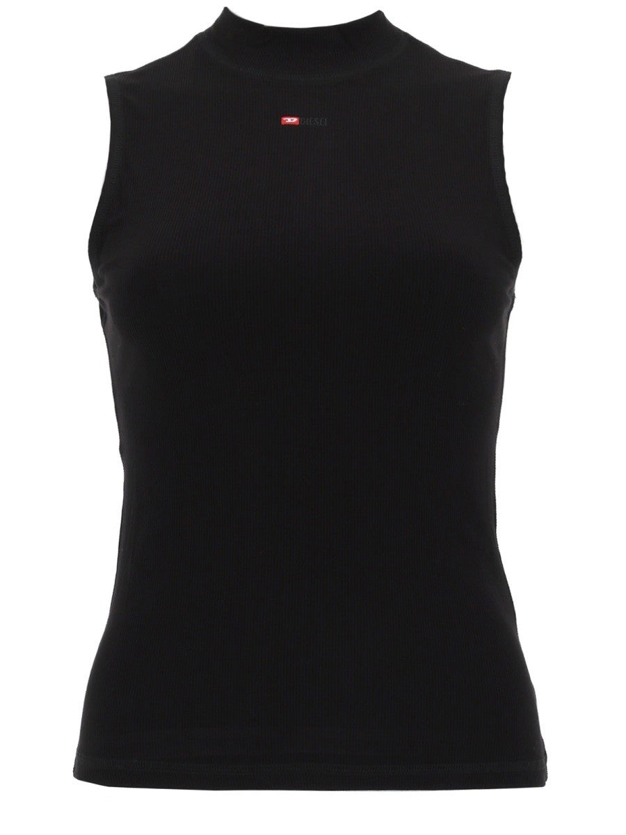 Diesel Women's Top Mokky SL Microdiv Black