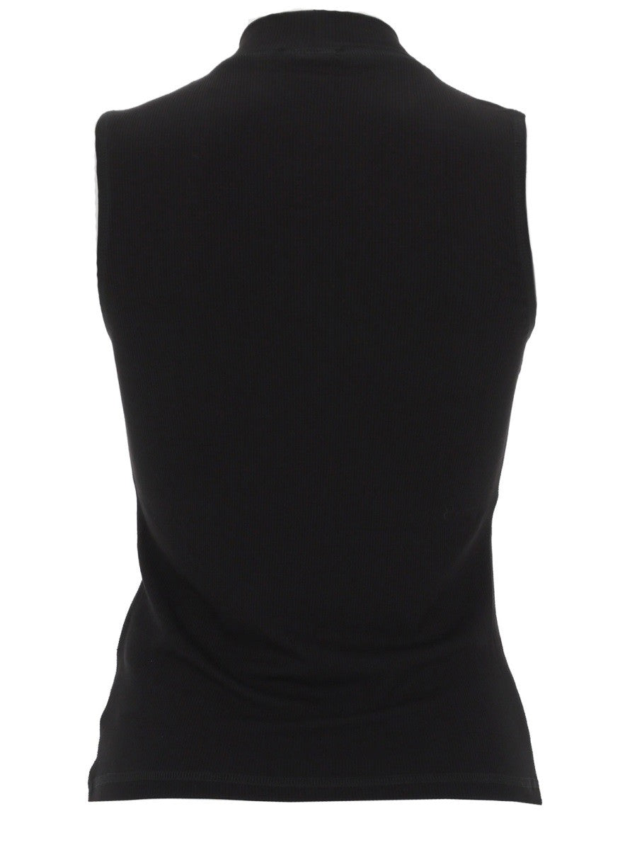 Diesel Women's Top Mokky SL Microdiv Black