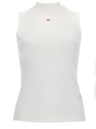 Diesel Women's Top Mokky SL Microdiv White