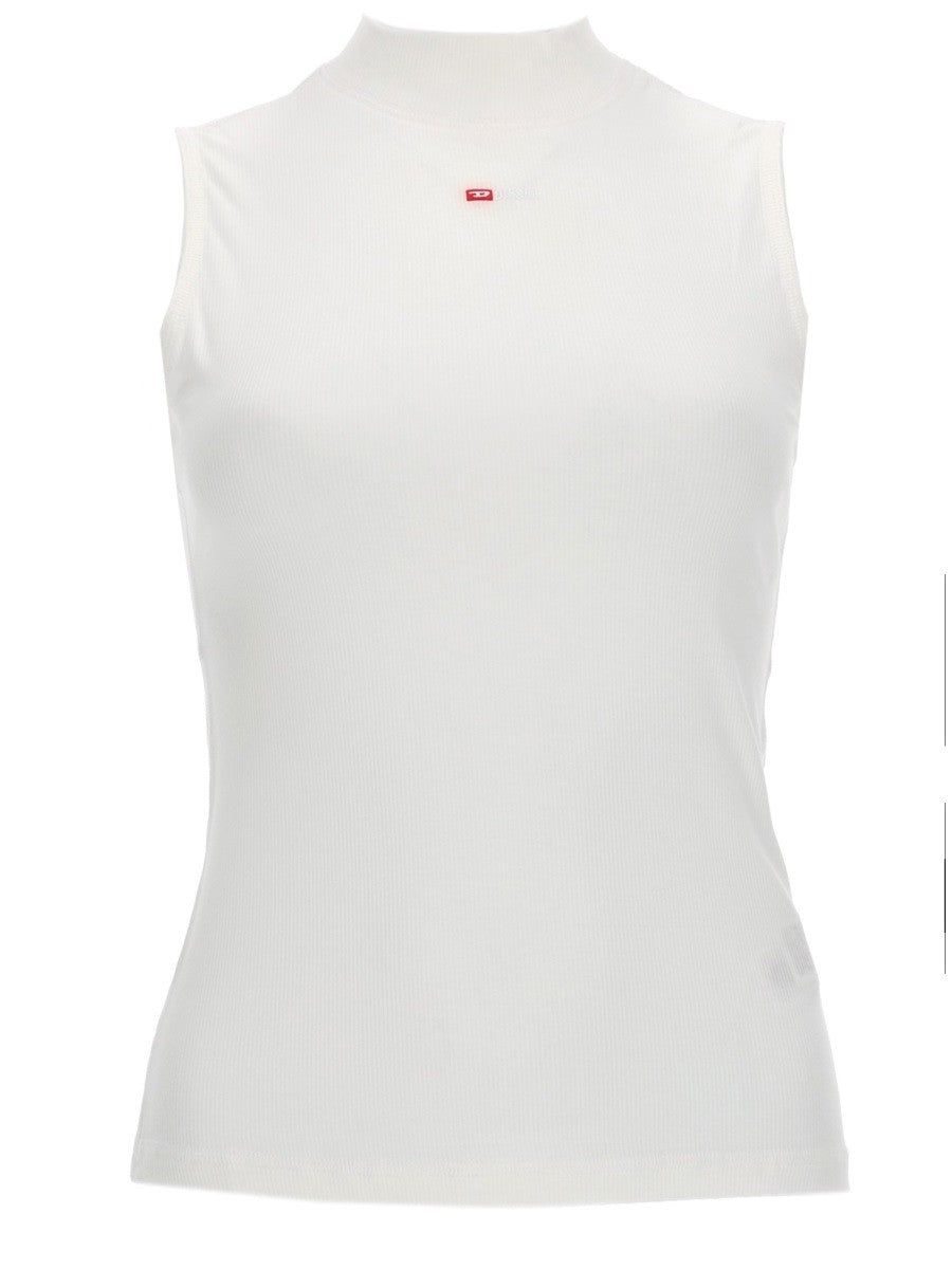 Diesel Women's Top Mokky SL Microdiv White