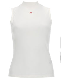 Diesel Women's Top Mokky SL Microdiv White
