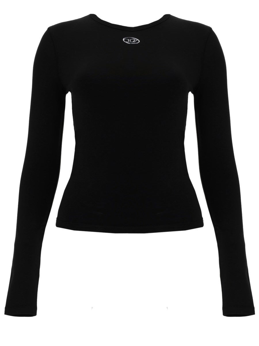 Diesel Women's Top Uncutieslong Black