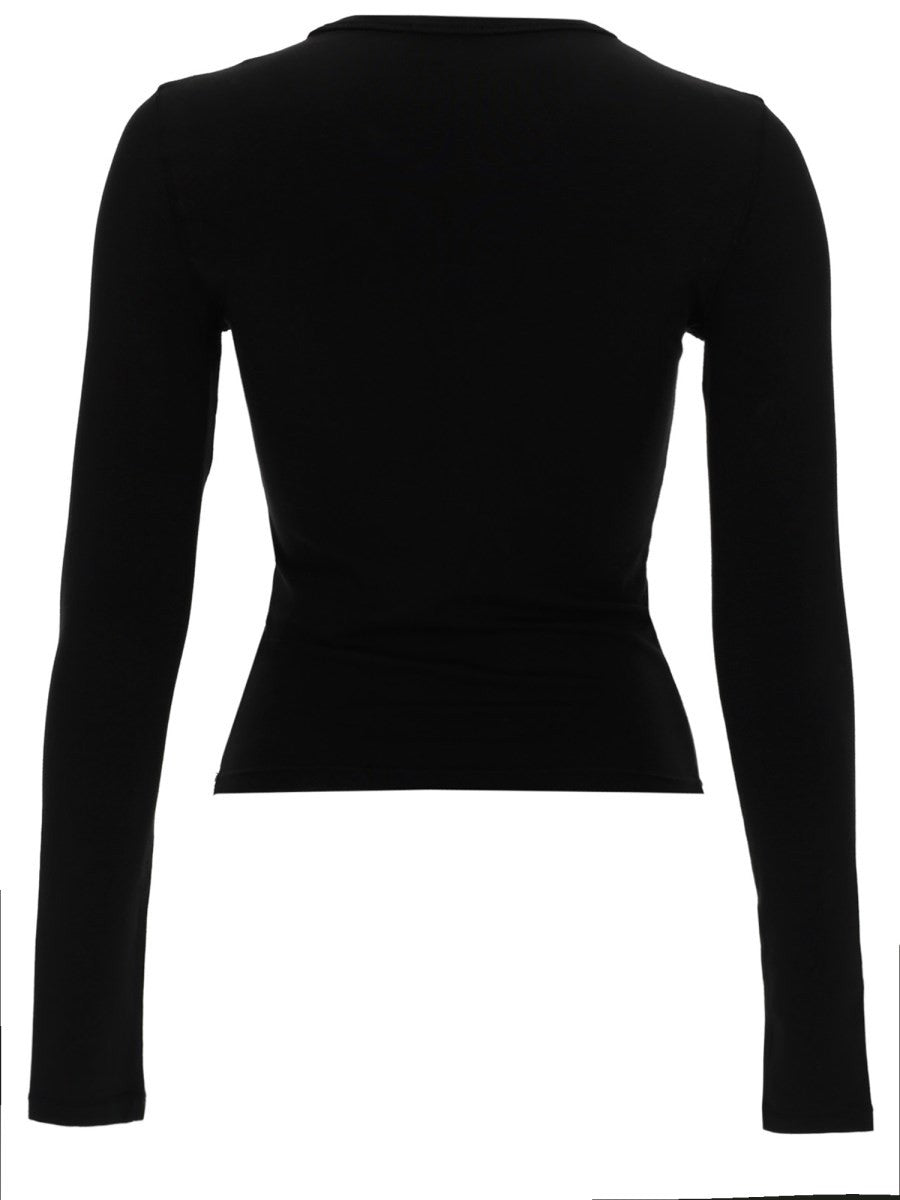 Diesel Women's Top Uncutieslong Black