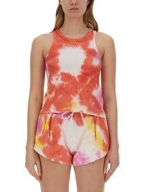 MSGM Women's Top Tie Dye Multicolor MSGM